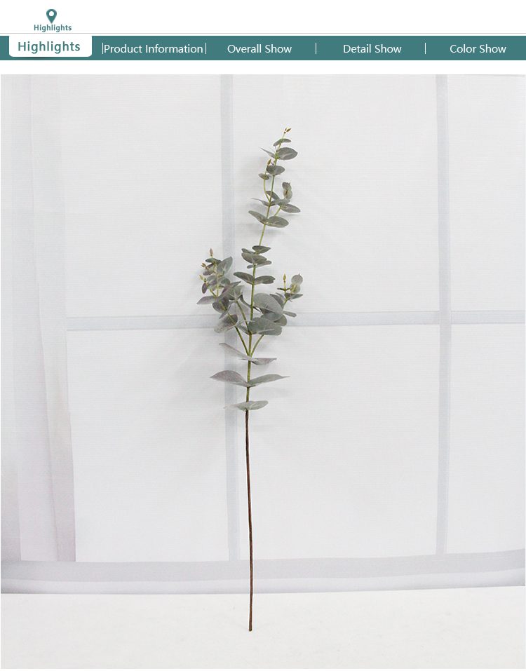 Artificial Plants Silver Dollar Eucalyptus Leaves Spray In Green Tall Artificial Greenery Holiday Greens Christmas Greenery