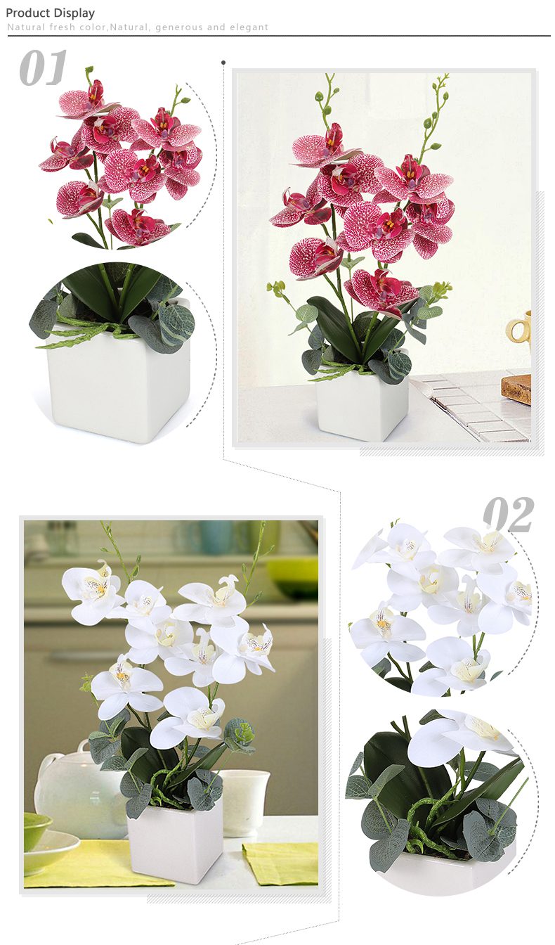 2019 new style Best Selling Quality China cheap artificial butterfly orchid flower